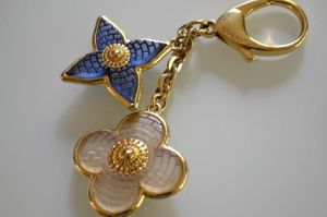 Sophisticated…! LOUIS VUITTON Flower Mosaique Bag Charm | MJ&#39;s Used Designer Bags